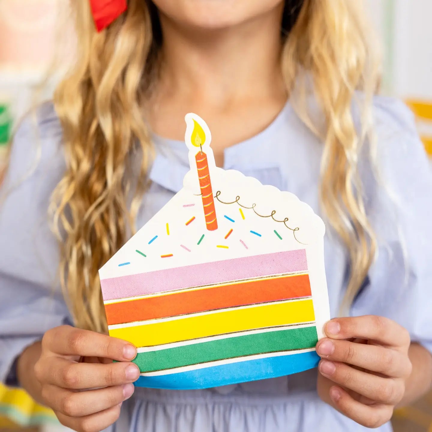 Cake Shaped Dinner Napkin