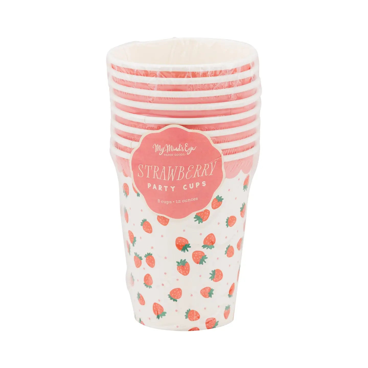 Strawberries Party Cups