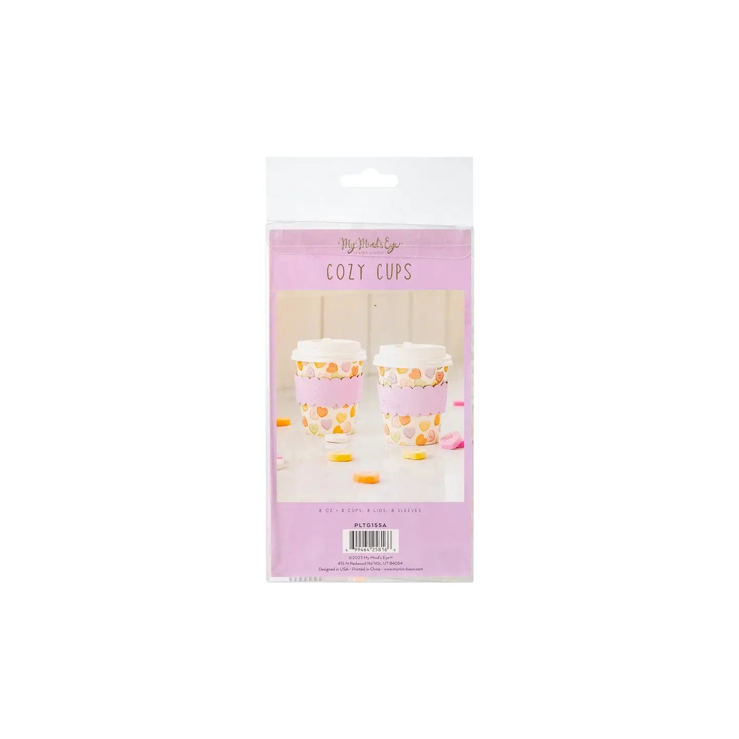 Conversation Hearts To Go Cups