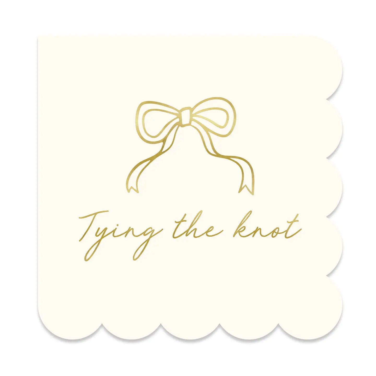 Tying The Knot Cocktail Napkins