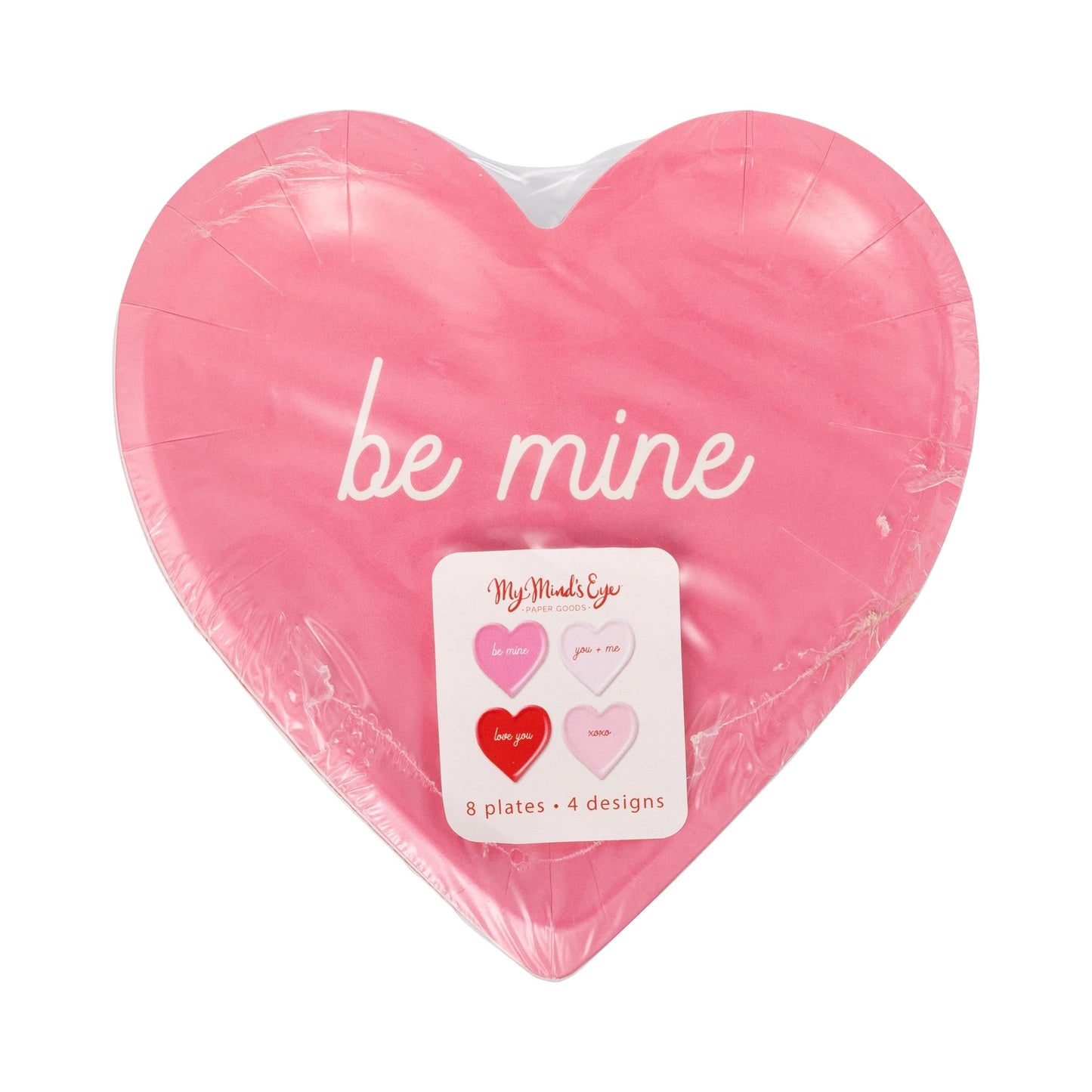 Conversation Heart Shaped Plates