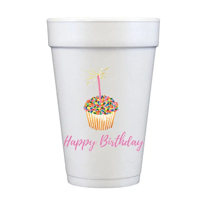 Happy Birthday Cupcake Cups