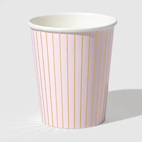 Pale Pink Paper Party Cups