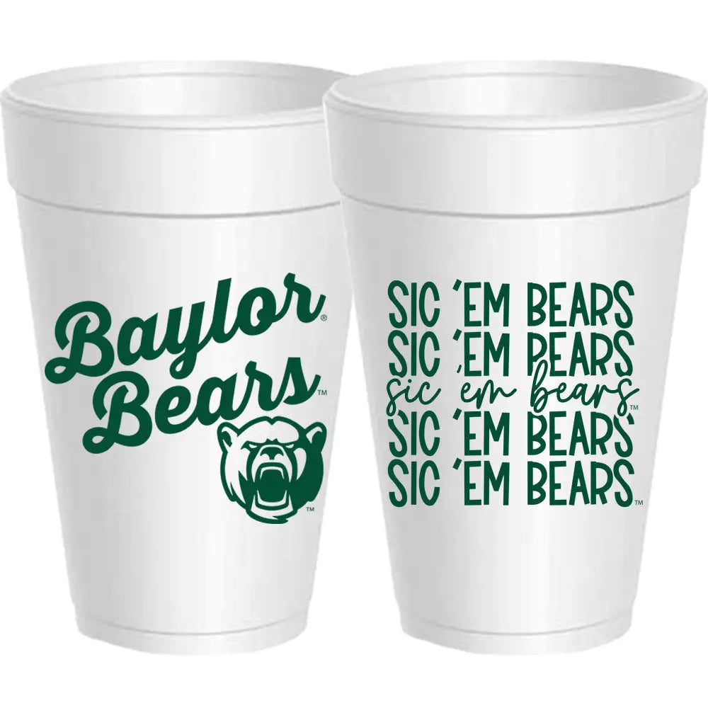 Sic ‘Em Bears Cups