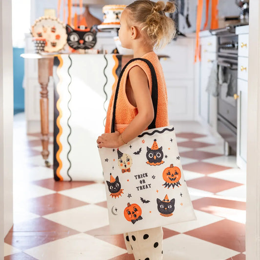 Vintage Halloween Characters Tote Bag