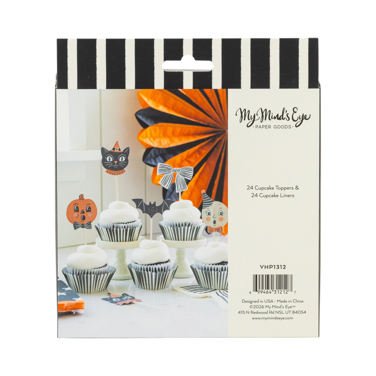 Vintage Halloween Characters Cupcake Kit