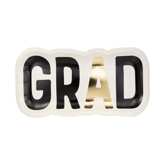 Grad Shaped Paper Plates