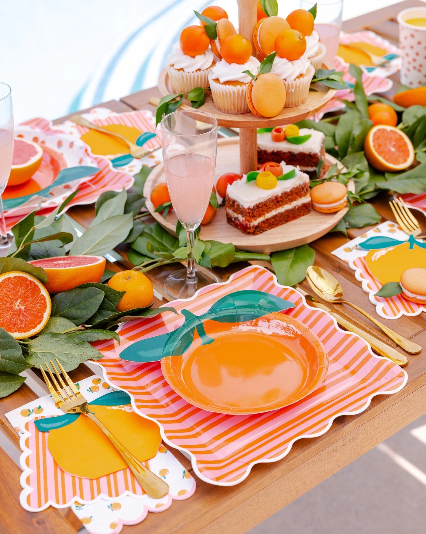 Orange Shaped Plate
