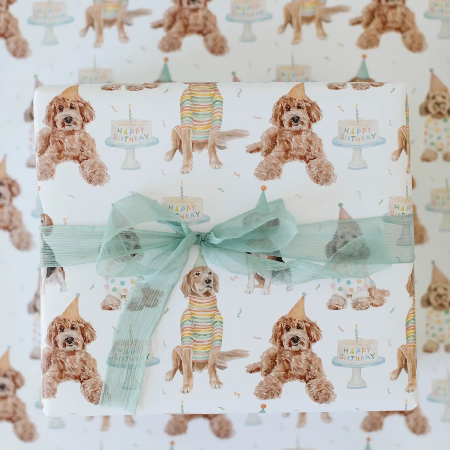 Birthday Dogs Gift Wrap