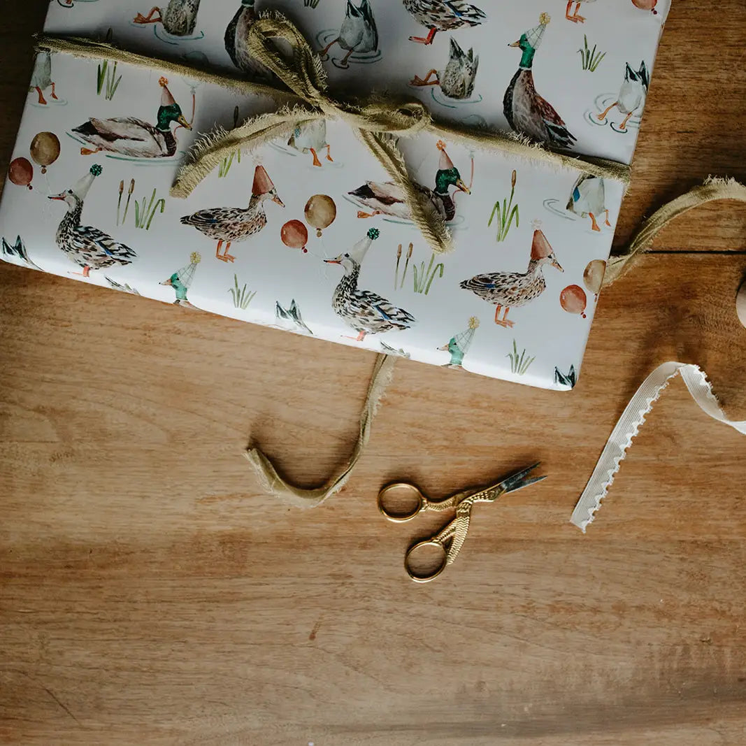 Birthday Duck Gift Wrap Roll