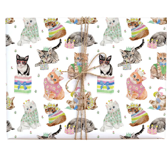Birthday Cat Gift Wrap