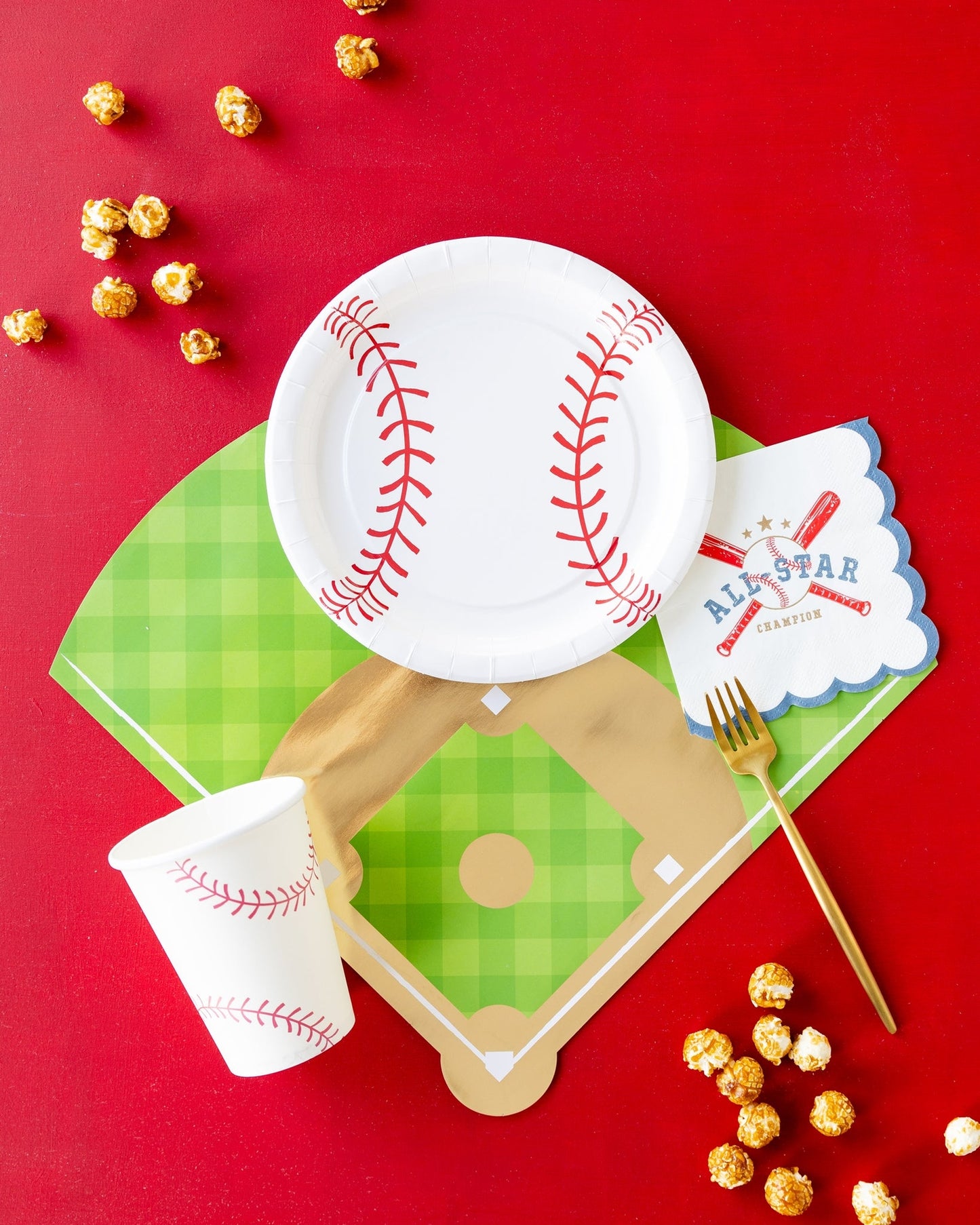 Baseball Paper Plates