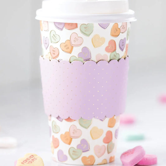 Conversation Hearts To Go Cups