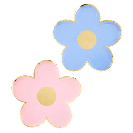 Mod Party Flower Plates