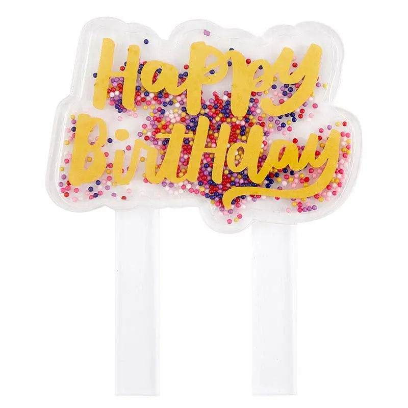 Bead Filled Cake Topper