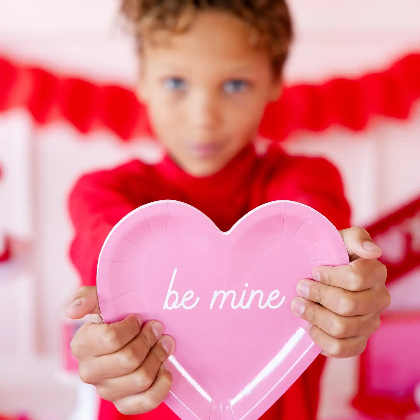 Conversation Heart Shaped Plates