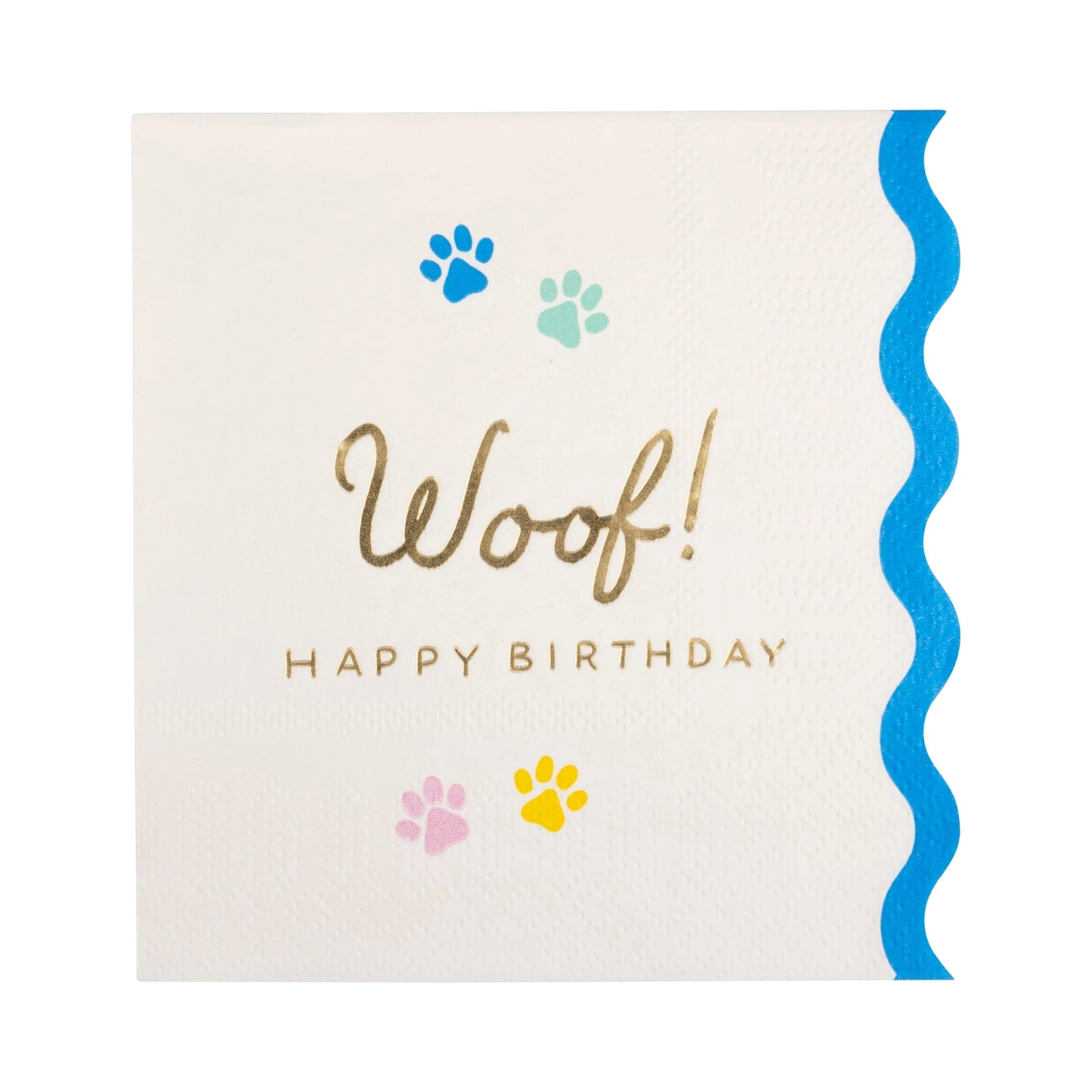Woof Paw Print Napkins