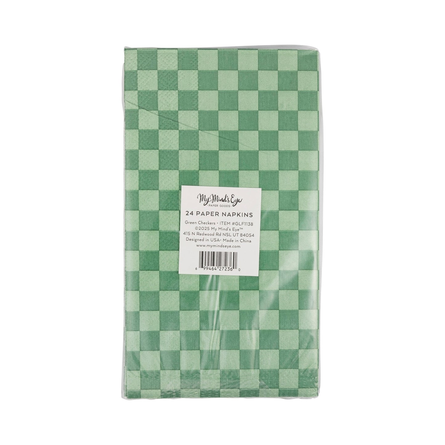 Checkered Paper Napkins