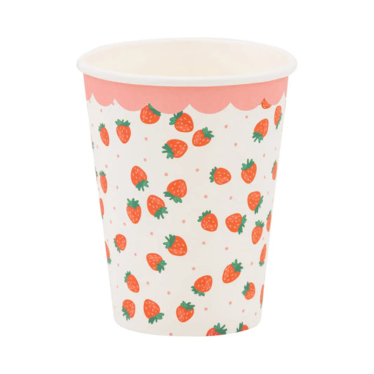 Strawberries Party Cups