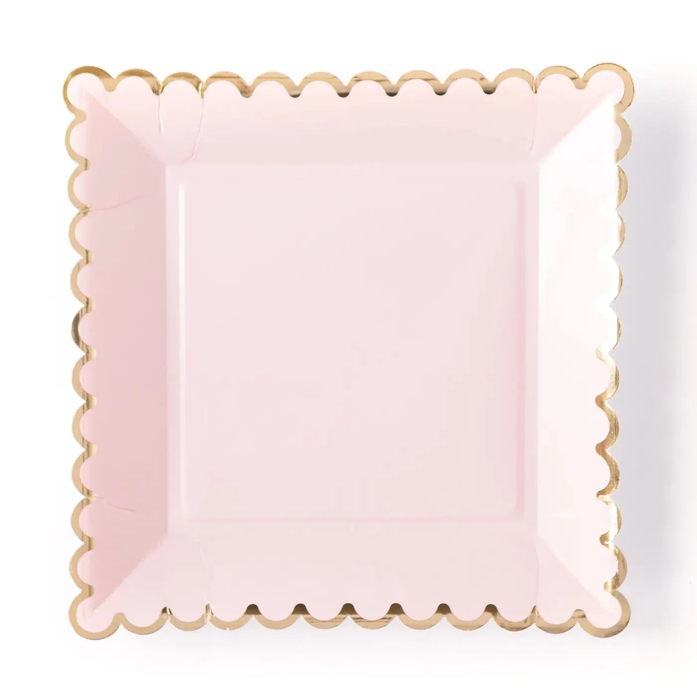 Blush Scalloped Plates