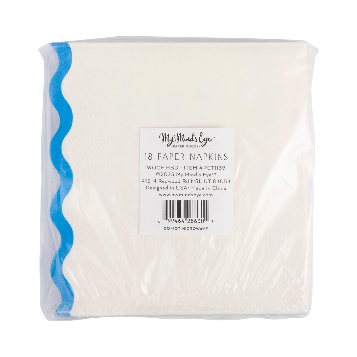 Woof Paw Print Napkins