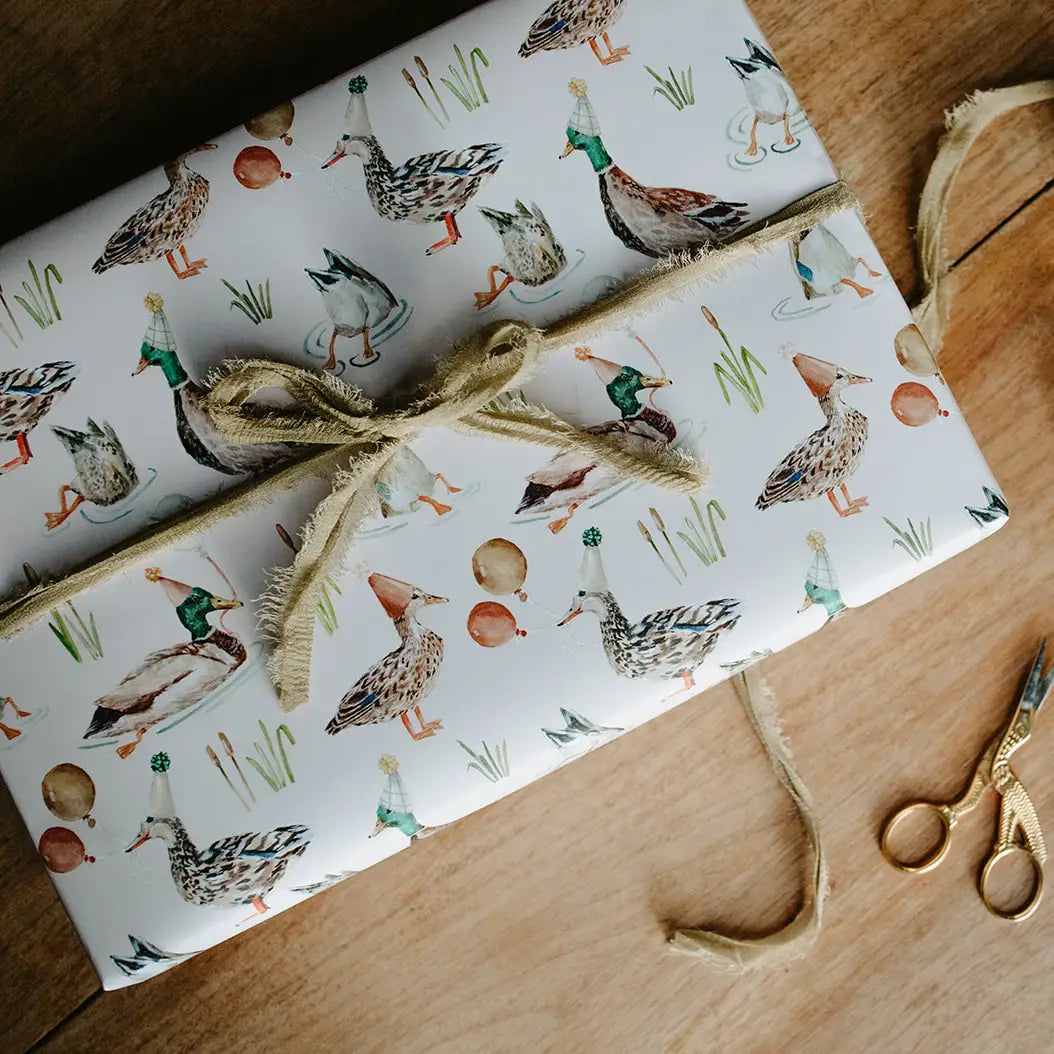 Birthday Duck Gift Wrap Roll
