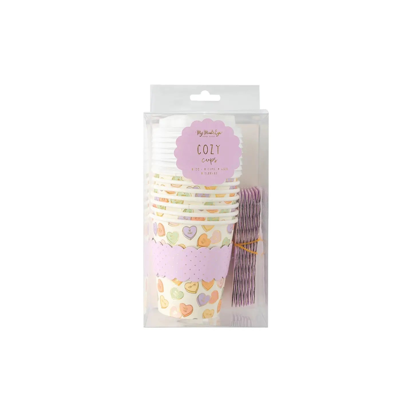 Conversation Hearts To Go Cups