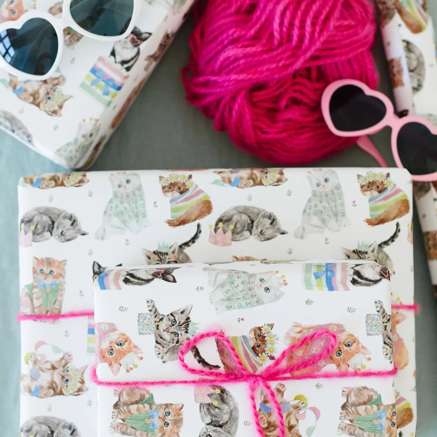 Birthday Cat Gift Wrap