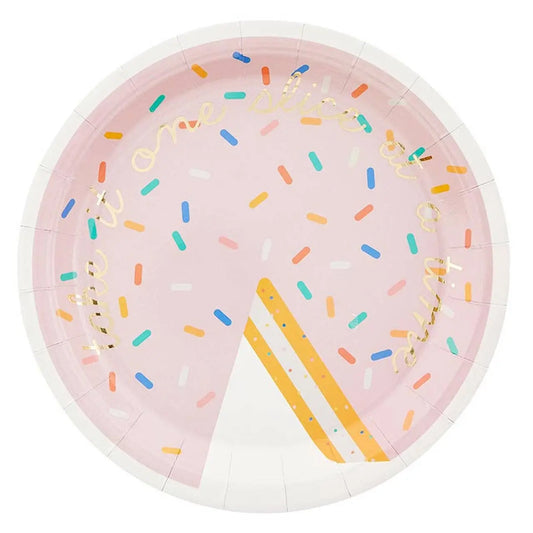 One Slice At A Time Plates