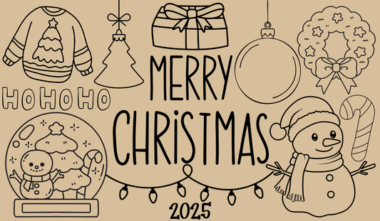 Jumbo Christmas Coloring Page
