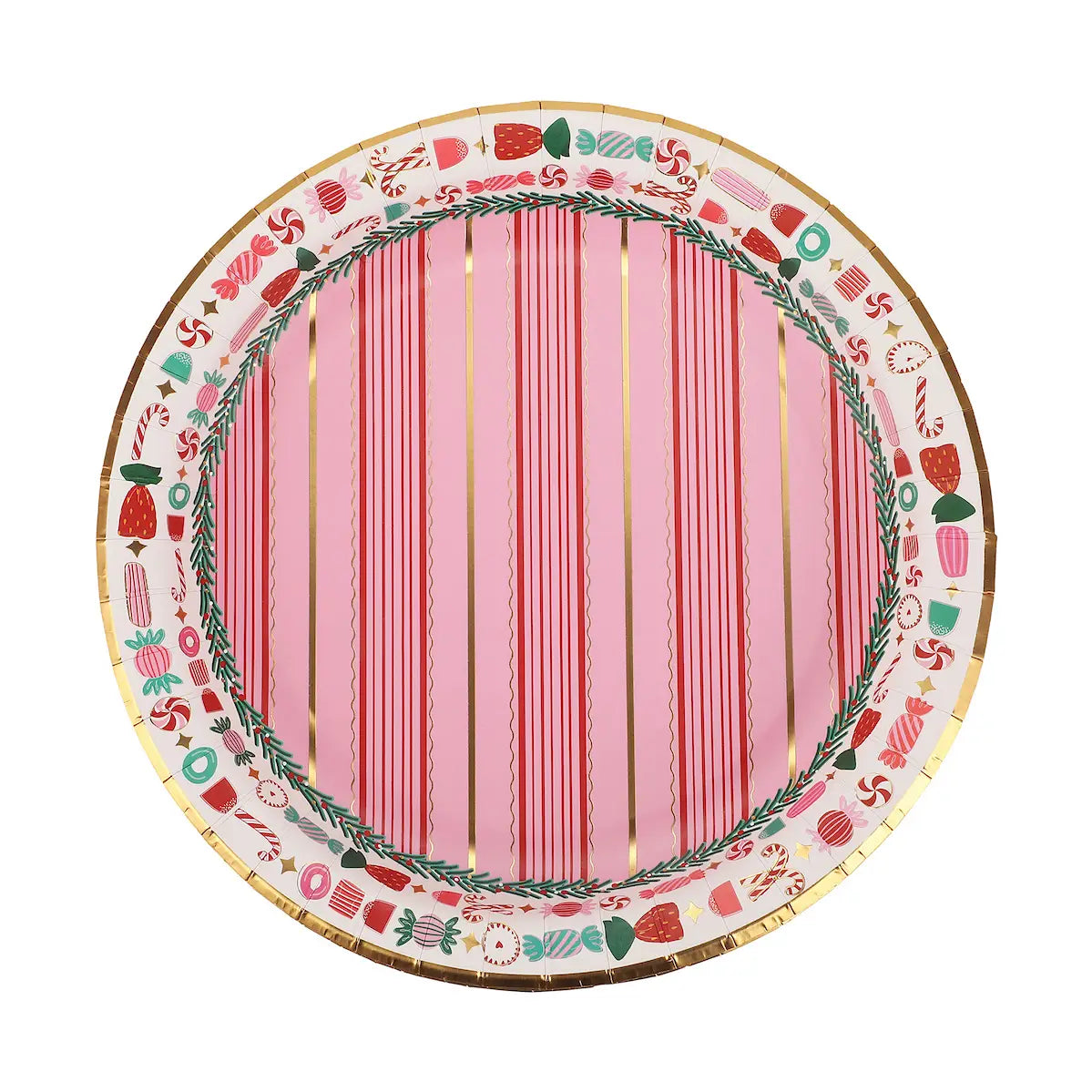 Peppermint Party Dinner Plates