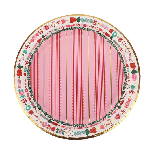 Peppermint Party Dinner Plates