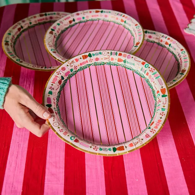 Peppermint Party Dinner Plates