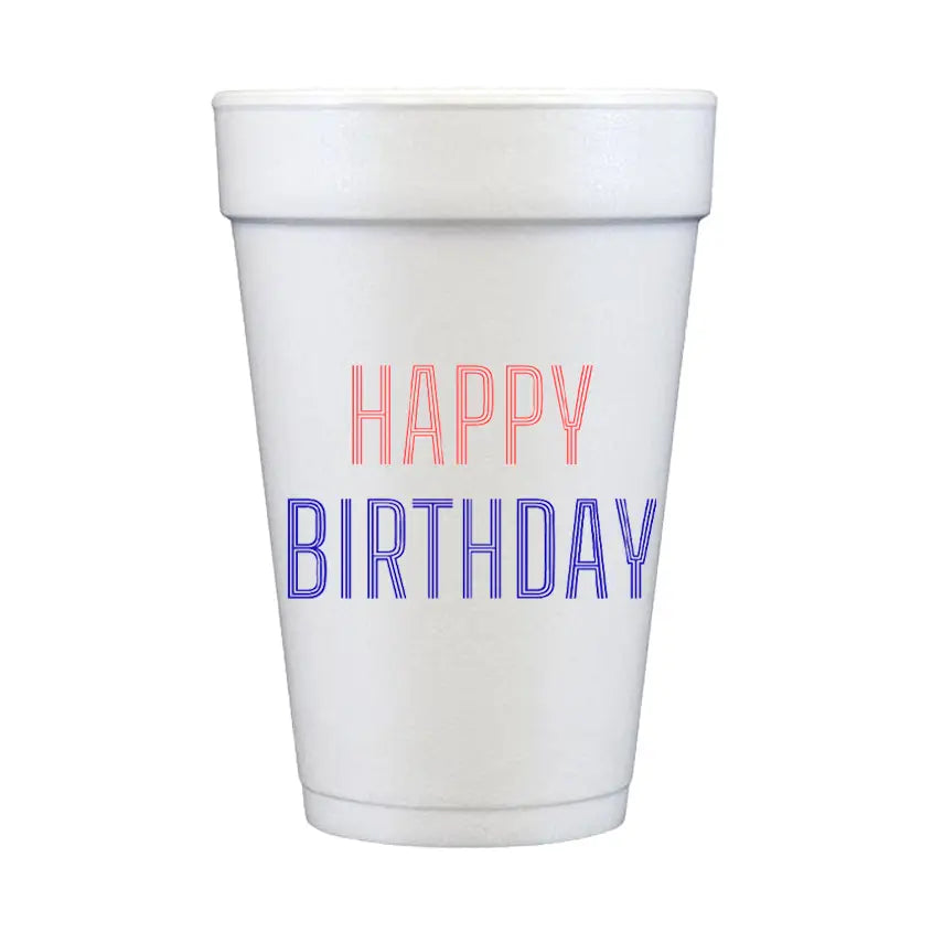 Happy Birthday Cups