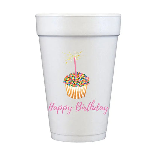 Happy Birthday Cupcake Cups