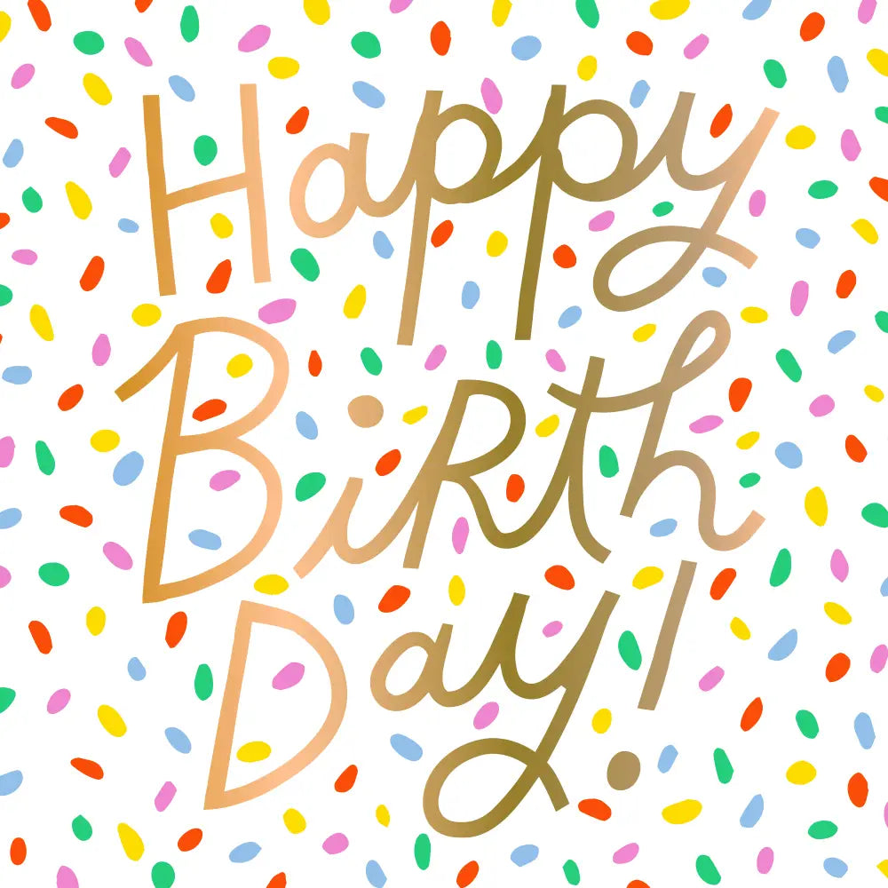 Confetti Birthday Napkins