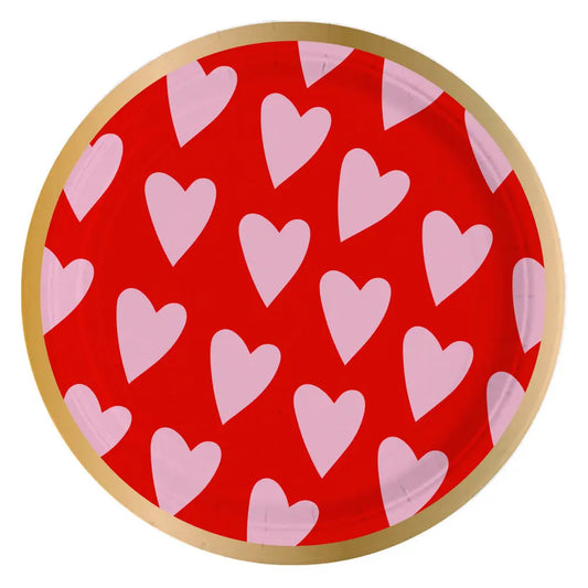 Heart Stopper Paper Plates