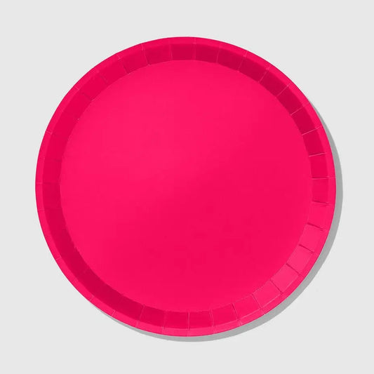 Hot Pink Plates- Large