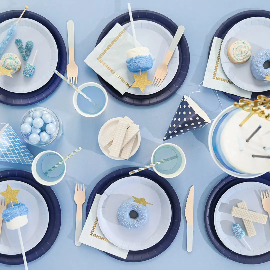 Navy Plates- Large