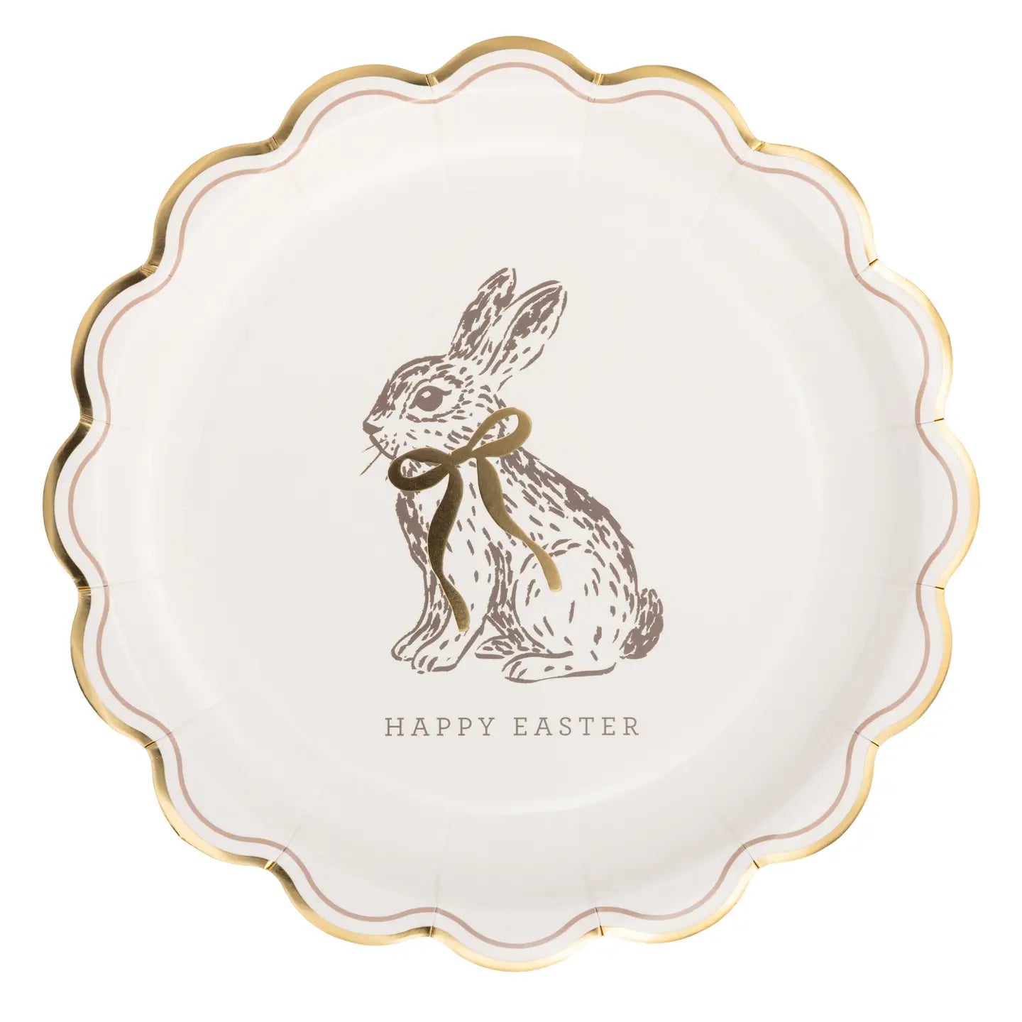 Cottontail Easter Plates