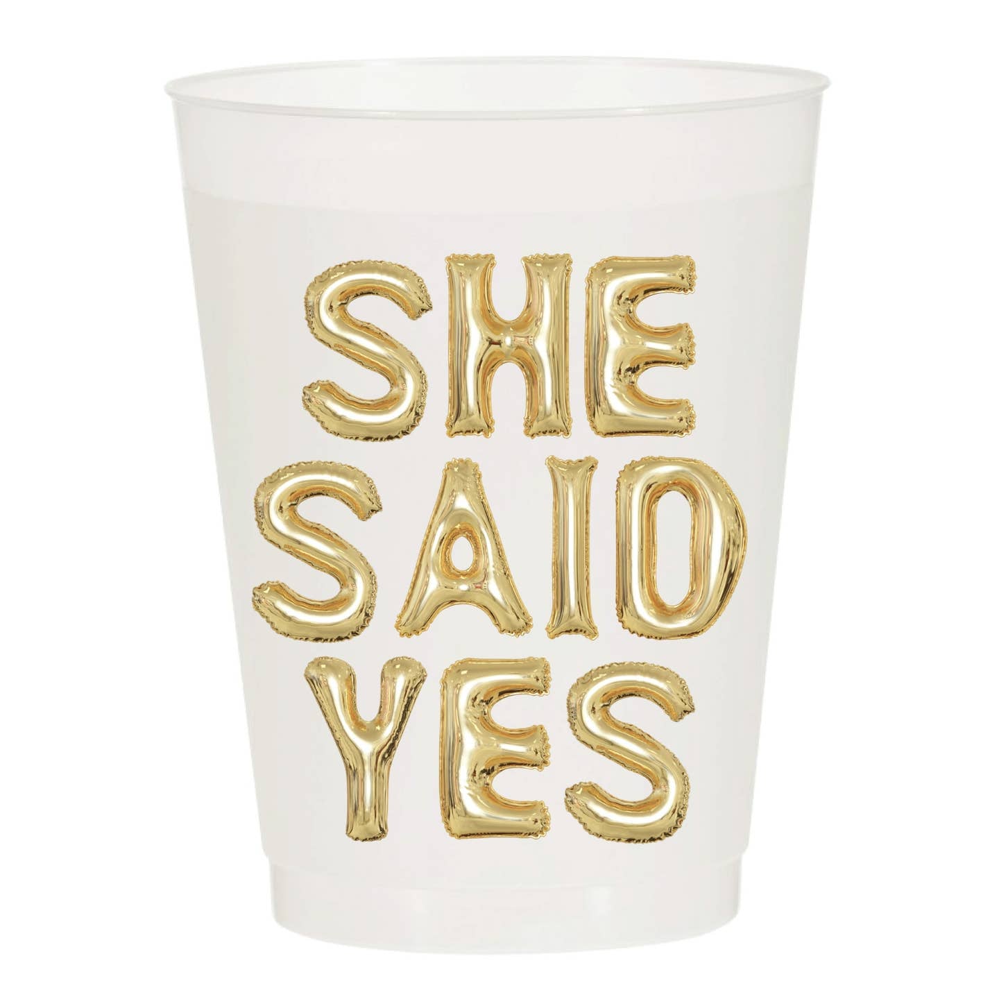 She Said Yes Cups