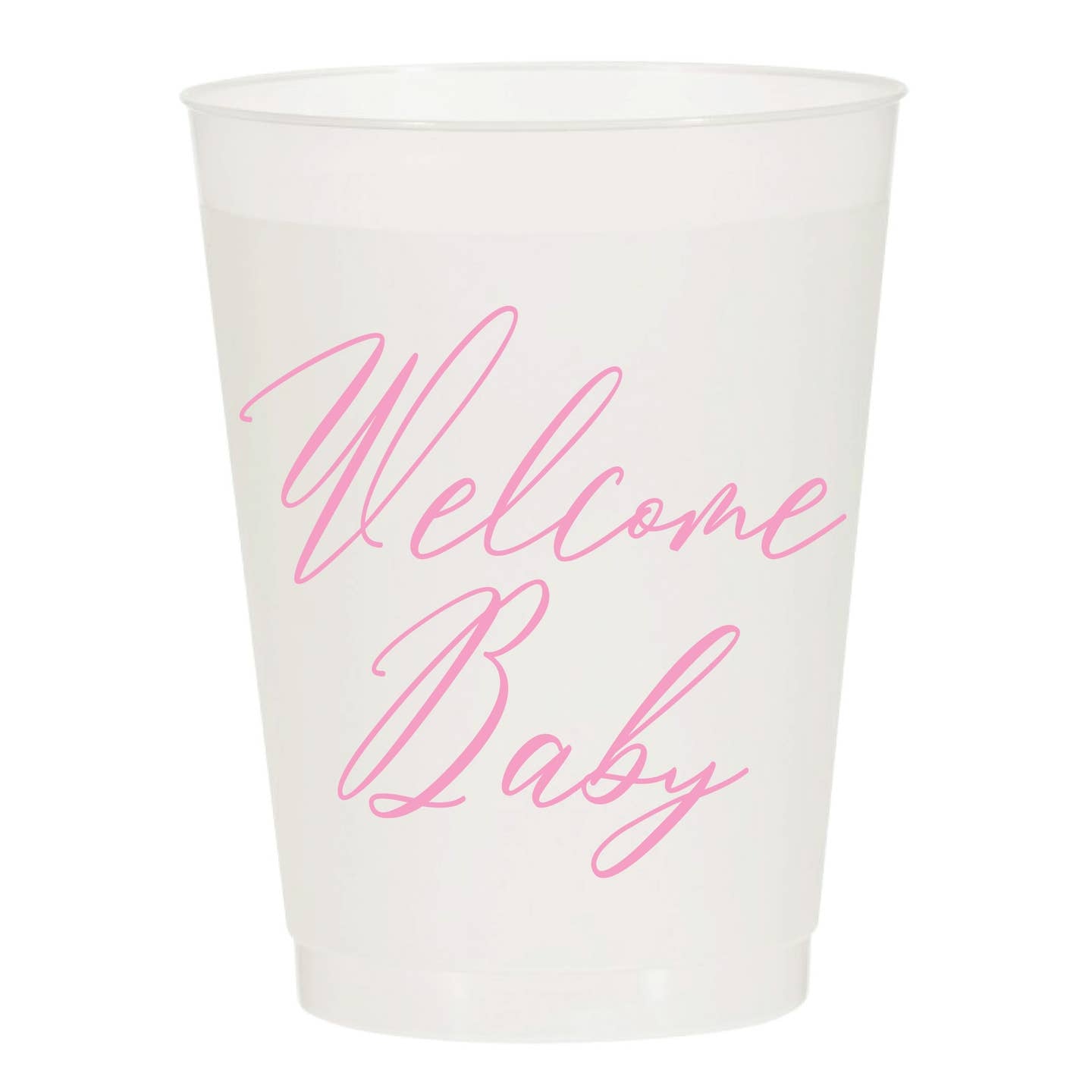 Welcome Baby Cups- Pink