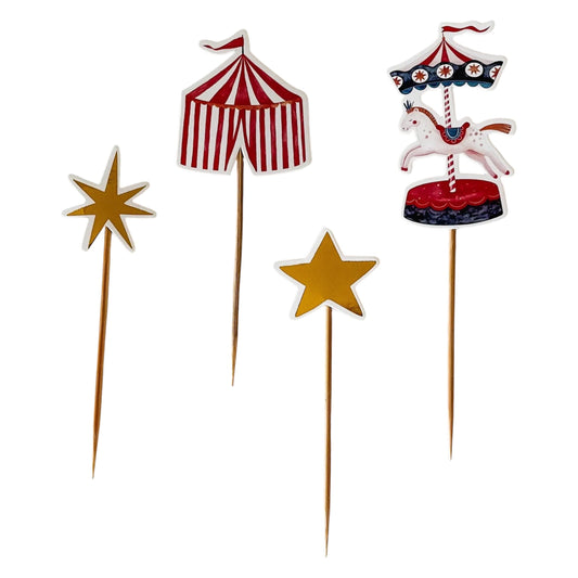 Carnival Cupcake Toppers