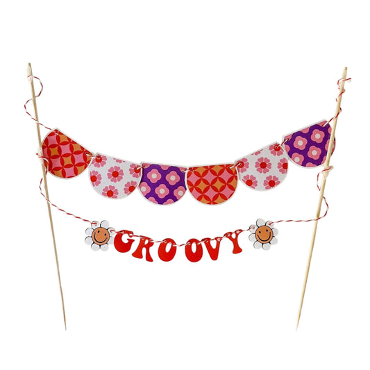 Groovy Cake Topper