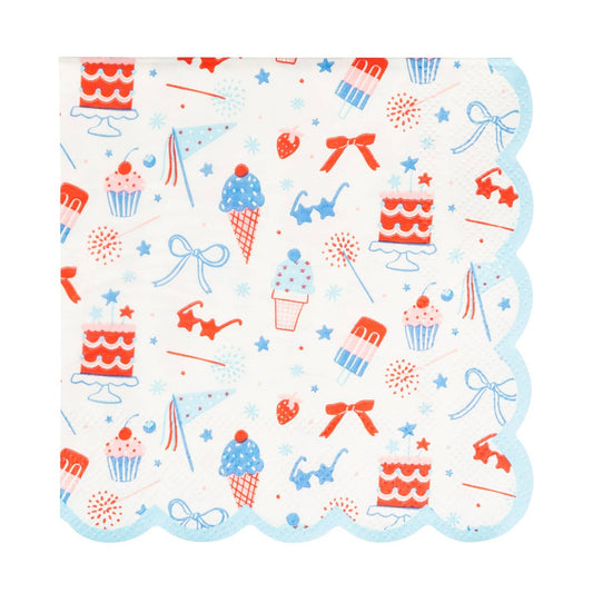Patriotic Pattern Napkins