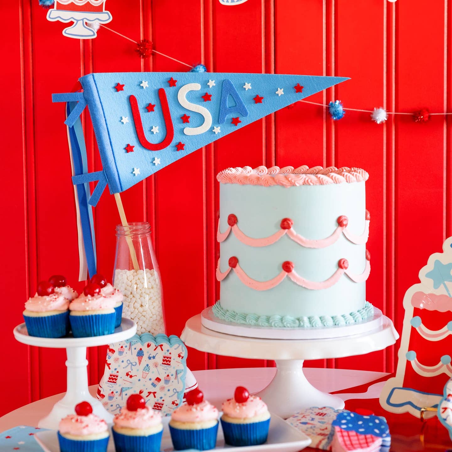 Patriotic Pattern Napkins