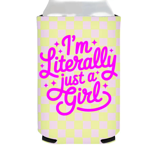 Just A Girl Koozie