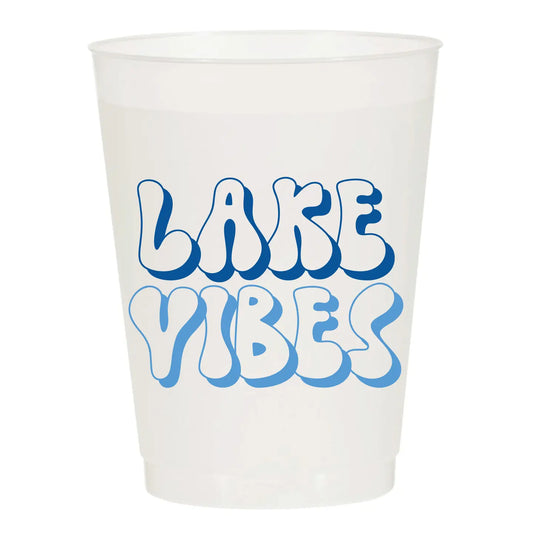 Lake Vibes Frosted Cups