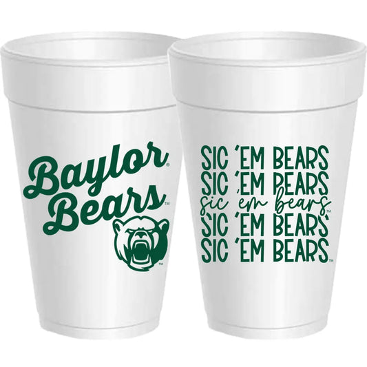 Sic ‘Em Bears Cups