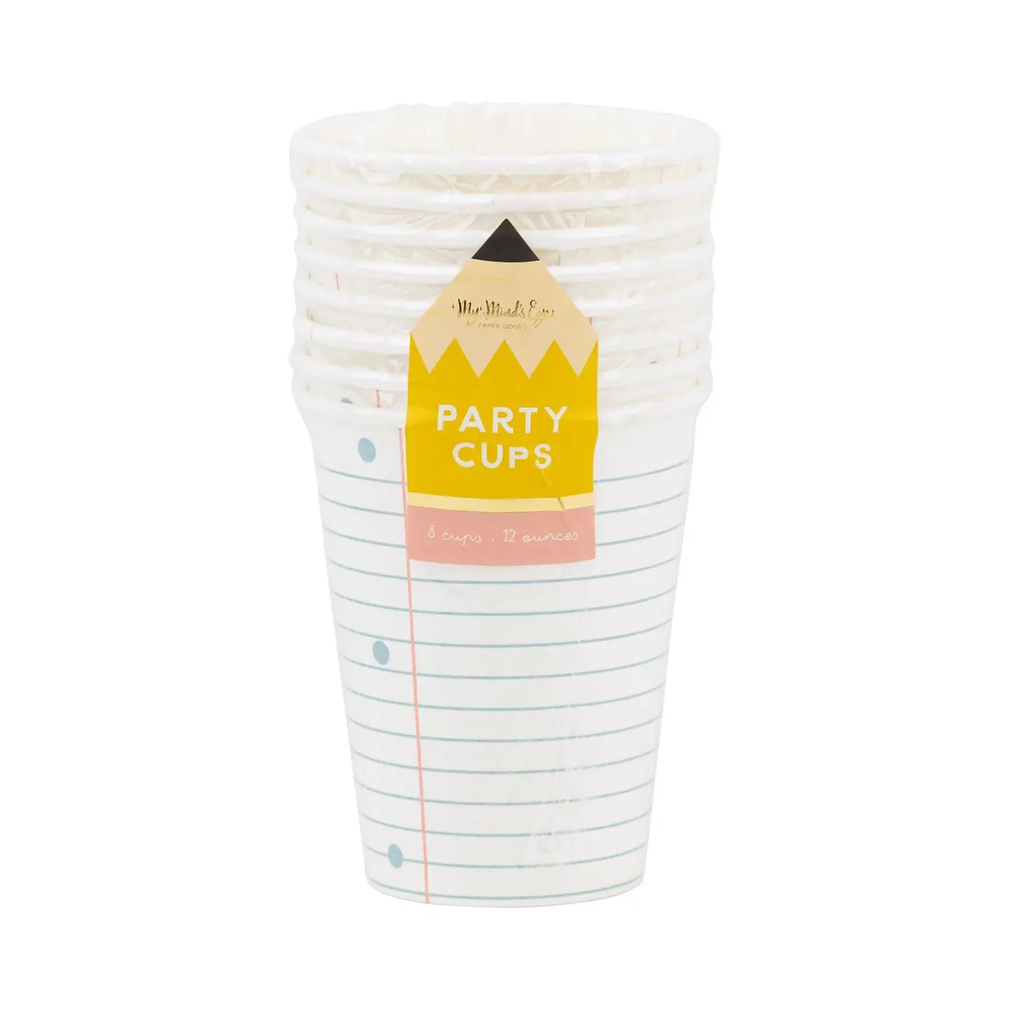 Notebook Paper Cups